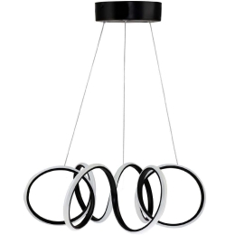 Φωτιστικό Οροφής Earendel 166PRG1174 55x55x80cm Led 60-80W 6500K Black Opviq