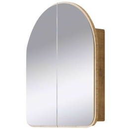 Καθρέπτης Μπάνιου Με Ντουλάπι Hope 552NOS1230 60x12x70cm Beige Μοριοσανίδα