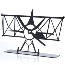 Διακοσμητικό Επιτραπέζιο Glider 901LMN1120 28x17cm Black Aberto Design Μέταλλο