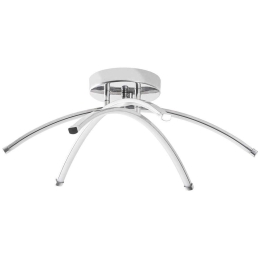 Φωτιστικό Οροφής - Πλαφονιέρα Ledbanana 119FRS1555 57x57x20cm Led 28W 3000K Chrome Opviq