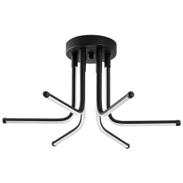 Φωτιστικό Οροφής - Πλαφονιέρα Leddaisy 119FRS1557 55x55x25cm Led 28W 3000K Black Opviq