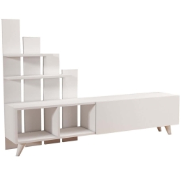 Έπιπλο Τηλεόρασης Vale 505CRL1909 160x33x115cm White