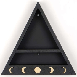 Ράφι Τοίχου 792EVL1931 30x6x30cm Black