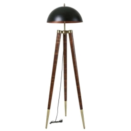 Φωτιστικό Δαπέδου Stil 534LUN4387 48x165cm E27 40W Walnut-Black Opviq