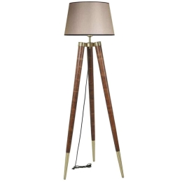 Φωτιστικό Δαπέδου Stil 534LUN4392 45x165cm E27 40W Walnut-Beige Opviq