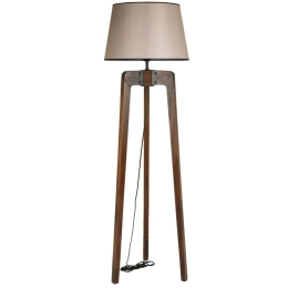 Φωτιστικό Δαπέδου Cagla 534LUN4412 42x170cm E27 40W Walnut-Beige Opviq