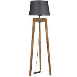 Φωτιστικό Δαπέδου Cagla 534LUN4418 42x170cm E27 40W Natural-Black Opviq