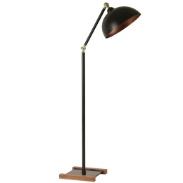 Φωτιστικό Δαπέδου Milas 534LUN4439 25x25x165cm E27 40W Multi-Black Opviq