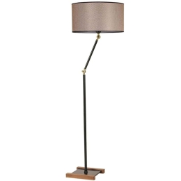 Φωτιστικό Δαπέδου Milas 534LUN4442 Φ40x165cm E27 40W Black-Mink Opviq