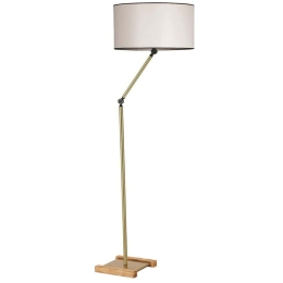 Φωτιστικό Δαπέδου Milas 534LUN4444 Φ40x165cm E27 40W Gold-Cream Opviq
