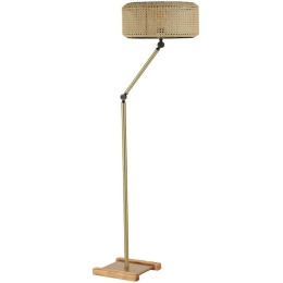 Φωτιστικό Δαπέδου Milas 534LUN4446 Φ40x165cm E27 40W Gold Opviq