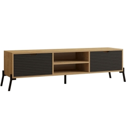 Έπιπλο Τηλεόρασης Nost 835PUQ3079 160x40x41cm Oak-Anthracite