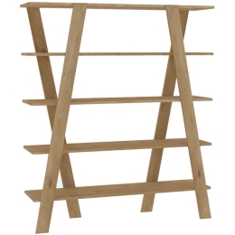Βιβλιοθήκη Conde 835PUQ5311 120x25x150cm Oak