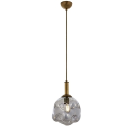 Φωτιστικό Οροφής 301AUR1176 Φ30x100cm 1xE27 40W Fume Opviq