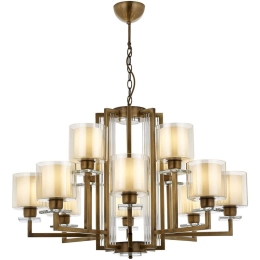 Φωτιστικό Οροφής 301AUR1192 Φ105x100cm 12xE27 40W Gold Opviq