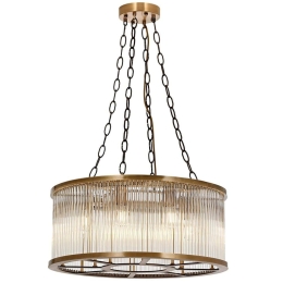 Φωτιστικό Οροφής 301AUR1327 Φ65x100cm 8xE27 40W Gold Opviq