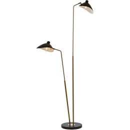 Φωτιστικό Δαπέδου 301AUR1718 100x30x195cm 1xE27 40W Black-Gold Opviq