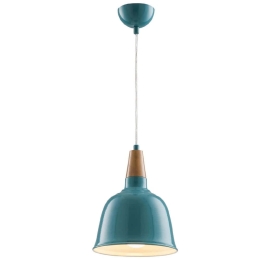 Φωτιστικό Οροφής 683AVN1384 Φ20x90cm 1xE27 40W Turquoise Opviq