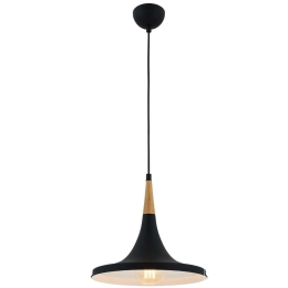 Φωτιστικό Οροφής 683AVN1386 Φ32x90cm 1xE27 40W Black Opviq