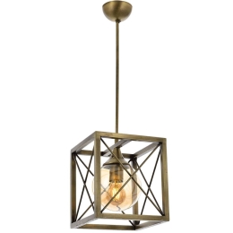 Φωτιστικό Οροφής 683AVN1410 25x25x75cm 1xE27 40W Gold Opviq