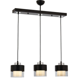 Φωτιστικό Οροφής - Ράγα 683AVN1426 70x15x75cm 3xE27 60W Black Opviq