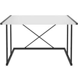 Γραφείο Adelaide 322RTC1384 114x60x75cm Black-White