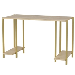 Γραφείο Academy 322RTC1406 125,2x60x73,8cm Gold-Oak