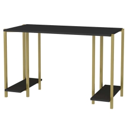 Γραφείο Academy 322RTC1407 125,2x60x73,8cm Gold-Anthracite