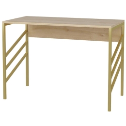 Γραφείο Josephine 322RTC1442 120x60x74,8cm Gold-Oak