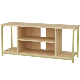 Έπιπλο Tηλεόρασης Rinaldo 322RTC2223 120x35x50,8cm Oak-Gold