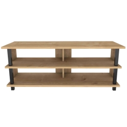 Έπιπλο Τηλεόρασης Pueblo 322RTC2239 120x44,6x47,4cm Black-Oak