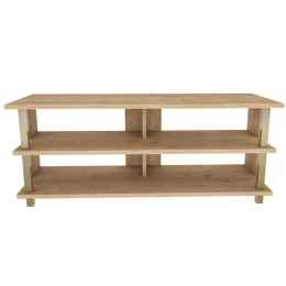 Έπιπλο Τηλεόρασης Pueblo 322RTC2247 120x44,6x47,4cm Gold-Oak