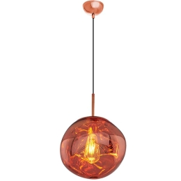 Φωτιστικό Οροφής 414LRC1259 Φ26x120cm 1xE27 24W Rose Gold Opviq