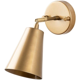 Φωτιστικό Τοίχου - Απλίκα Evander 942FLG2190 10x26x21cm 1xE27 40W Gold Opviq