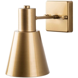 Φωτιστικό Τοίχου - Απλίκα Funnel 942FLG2193 14x24x21cm 1xE27 40W Gold Opviq