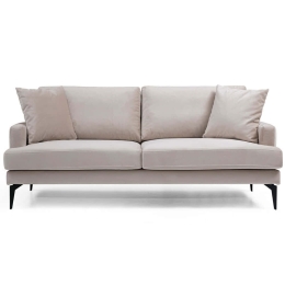 Καναπές Διθέσιος Papira 560ARE1363 175x90x88cm Beige