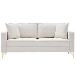 Καναπές Διθέσιος Berlin 825BLC2791 180x91x83cm Cream-Gold