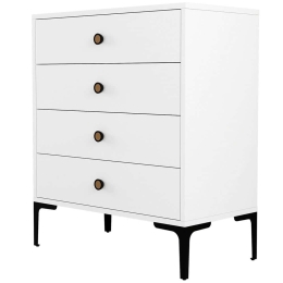 Συρταριέρα Lizbon 845HCT1207 76x40x90,7cm White