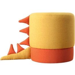 Σκαμπό Παιδικό Moouv 209FLF1330 Φ37x38cm Yellow-Orange
