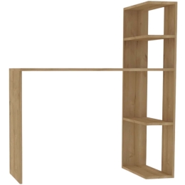 Γραφείο Με Βιβλιοθήκη Burano 495SSE1518 121,8x51,8x120cm Oak