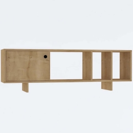 Έπιπλο Τηλεόρασης Folsom 495SSE1620 140x29x45cm Oak