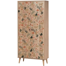 Ντουλάπα Δίφυλλη City Gardrop Cat 863SPH4248 80x45x190cm Multi Δίφυλλη