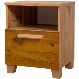 Κομοδίνο Leva Alfa 863SPH3520 45x40x52cm Pine-Yellow