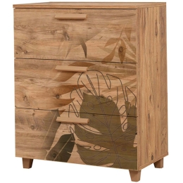 Συρταριέρα Leva Gravis Forest 869VEL3479 80x43x95cm Multi