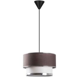 Φωτιστικό Οροφής Cake 390FLH1816 Φ30x65cm E27 40W Anhracite-Silver Opviq