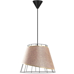 Φωτιστικό Οροφής Coniform 390FLH1821 Φ30x65cm E27 40W Beige Opviq