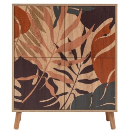Παπουτσοθήκη - Ντουλάπι Multilux Palm 869VEL4519 95x36x111cm Multi Μοριοσανίδα,Ξύλο