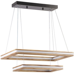 Φωτιστικό Οροφής Lux 846STL1959 50x50x80cm 2xLed 100W Oak Opviq