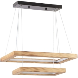 Φωτιστικό Οροφής Bergama 846STL1961 50x50x80cm 2xLed 50W Oak Opviq