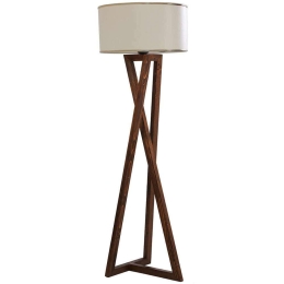 Φωτιστικό Δαπέδου 846STL3580 45x150cm E27 60W Walnut Opviq